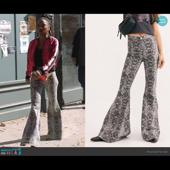 FREE PEOPLE just float on BELL BOTTOMS NWT - Picture 7 of 8